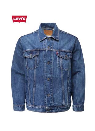 Чоловіча  якісна джинсовка куртка levi’s premium оригінал [ xl ]