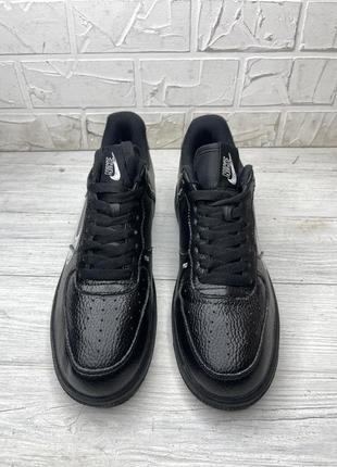 Кроссовки черные nike air force