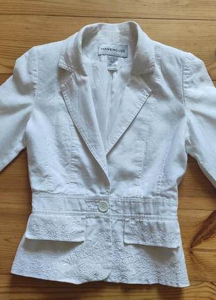 Шикарний білий піджак warehouse