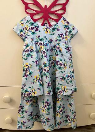 Цветочное сарафан платье kenzo 10 лет