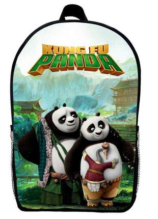 Рюкзак панда кунг-фу дитячий (gear bag kf mini 03) чорний, 29 х 21 х 9 см