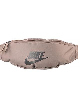 Мужская сумка nike nk heritage waistpack - fa21 коричневый one size (db0490-004)