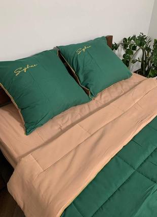 Постільна білизна з літньою ковдрою 🥰 люкс якість: 100% котон