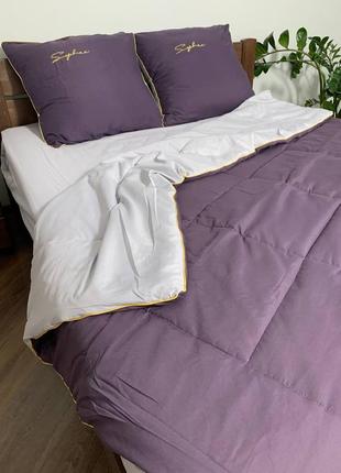 Постільна білизна з літньою ковдрою 🥰 люкс якість: 100% котон