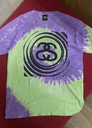 Футболка tie dye stussy