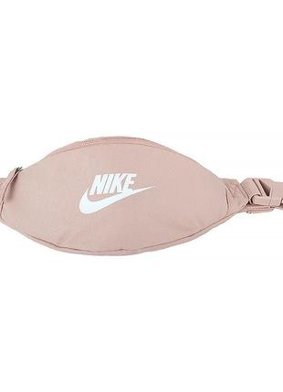 Мужская сумка nike nk heritage s waistpack розовый one size (7ddb0488-601 one size)
