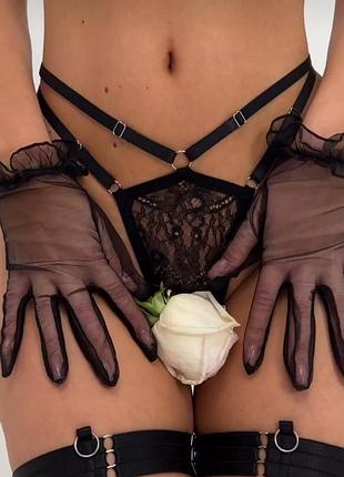 Рукавички сексуальні короткі та довгі