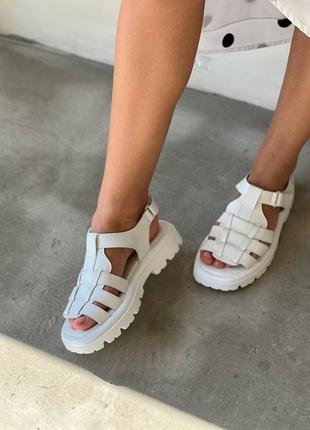 Дуже зручні босоніжки з натуральної шкіри замші замшеві сандалі9 фото