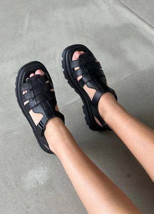 Дуже зручні босоніжки з натуральної шкіри замші замшеві сандалі2 фото