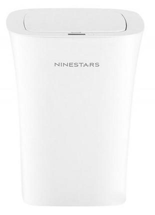Контейнер для мусора xiaomi ninestars waterproof induction trash white (dzt-10-11s)
