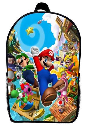 Рюкзак марио детский (gear bag mario mini 06) черный, 29 х 21 х 9 см