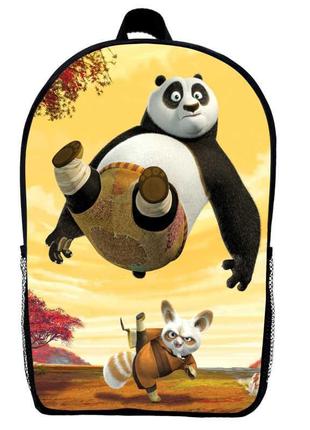 Рюкзак панда кунг-фу детский (gear bag kf mini 015) черный, 29 х 21 х 9 см