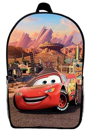 Рюкзак тачки молния маккуин детский (gear bag cars mini 02) черный, 29 х 21 х 9 см