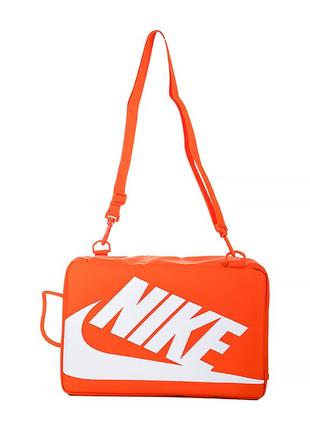 Чоловіча сумка nike nk shoe box bag large - prm кораловий one size (7dda7337-870 one size)