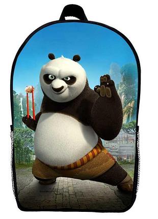 Рюкзак панда кунг-фу дитячий (gear bag kf mini 010) чорний, 29 х 21 х 9 см