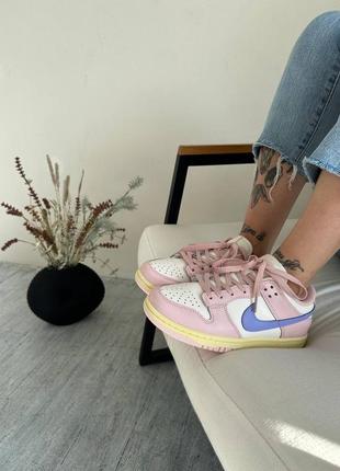 Nike dunk low «pink oxford»