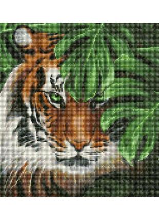 Алмазная мозаика "амурский тигр" ©khutorna_art amo7586 идейка 40х50 см