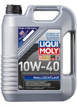 Моторное масло sae 10w-40 mos2 leichtlauf 5l