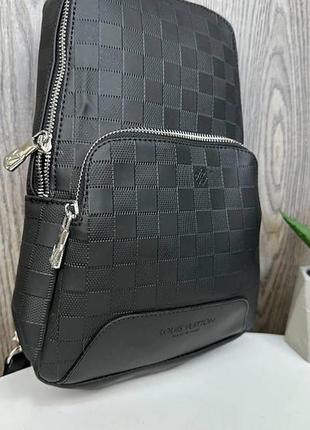 Модна чоловіча сумка-слінг на груди, сумка-слінг месенджер бананка3 фото