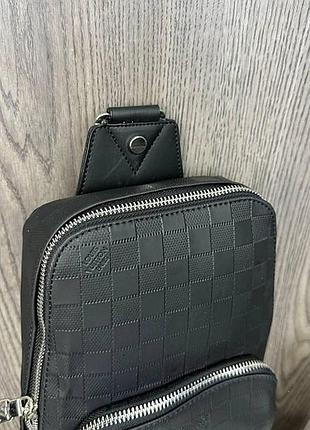 Модна чоловіча сумка-слінг на груди, сумка-слінг месенджер бананка5 фото