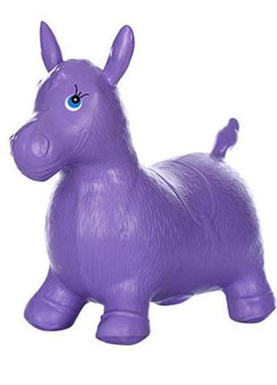 Дитячий стрибун-лошадка ms0737 гумовий (фіолетовий)