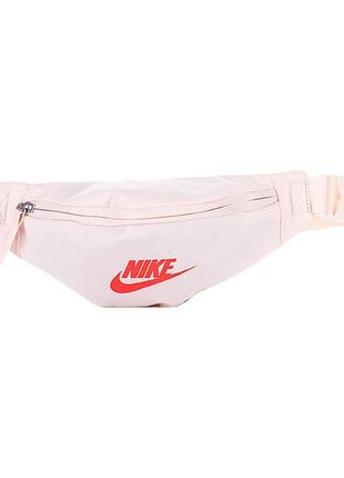 Сумка nike nk heritage s waistpack розовый one size (7ddb0488-838 one size)