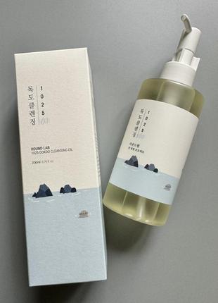 Гідрофільна олія round lab - 1025 dokdo cleansing oil - 200ml