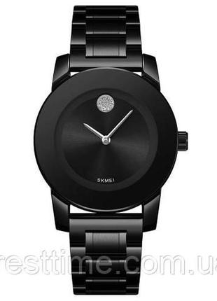 Женские наручные кварцевые часы skmei 2176bk black