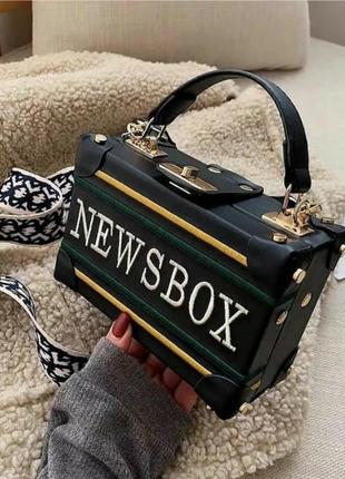 MULBERRY small Antony leather crossbody bag Schwarz news bag 590 163571062