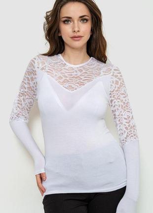 Блуза, колір білий, 186r522