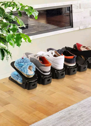 Пластиковий збірний органайзер для зберігання взуття