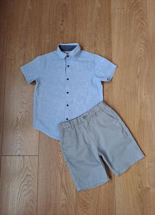 Летний набор для мальчика/шорты/рубашка с коротким рукавом для мальчика/тенниска