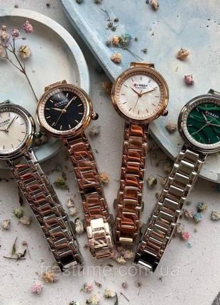 Жіночий кварцовий годинник curren 9089 silver-white