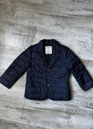 Стильный пиджак куртка zara для мальчика 3-4 года. размер 98-104