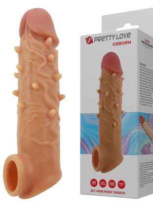 Насадка презерватив pretty love - osborn silicone, bi-026250