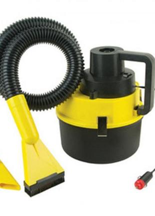 Автомобильный пылесос для сухой и влажной уборки the black multifuction wet and dry vacuum