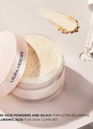 Рассыпчатая пудра без талька laura mercier translucent loose setting powder ultra-blur