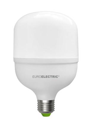 Лампа led 50w 220v 4500lm 6500k e40 225х140mm мощная [4262380661011] euroelectric led-hp-50406/t140(p)