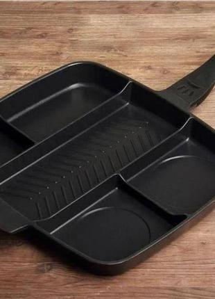 Сковорода гриль magic pan на 5 отделений