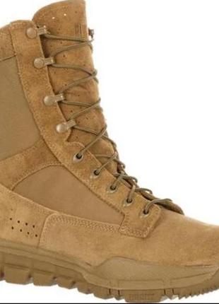 Легкі літні жіночі черевики берці тактичні eu35 rocky lightweight commercial military boot rkc042 coyote brown us3.5 m