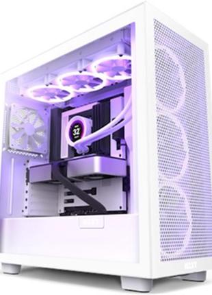 Корпус nzxt h7 elite rgb white (cm-h71ew-02) без бж