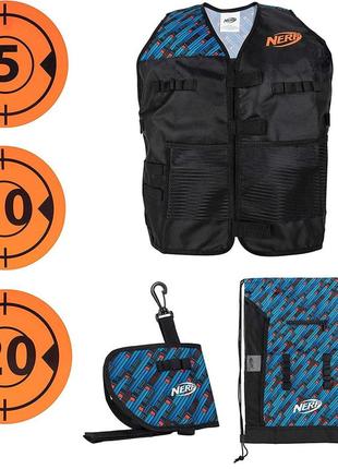 Nerf elite deluxe tactical gear pack жилет нерф + аксессуары jazwares