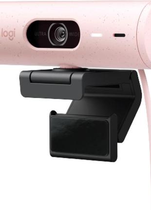 Веб-камера logitech brio 500 rose (960-001421)