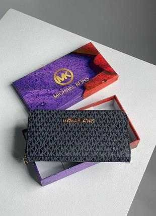 🔥 кошелек michael kors wallet blue2 фото