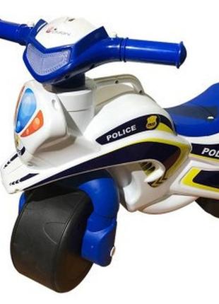 Музыкальный мотоцикл-каталка байк "полиция", тм doloni (0139/51)