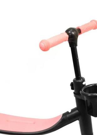 Самокат-велобег с педалями scooter 3в1 без упаковки розовый