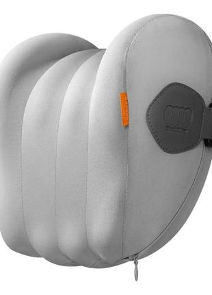 Автомобильная подушка на подголовник для шеи baseus car headrest pillow gray