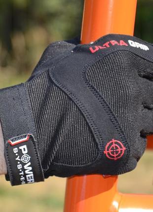 Рукавички для фітнесу power system ps-2400 ultra grip black s