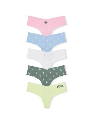 Трусики victoria's secret pink розміри s, m, l ціна за 5 шт