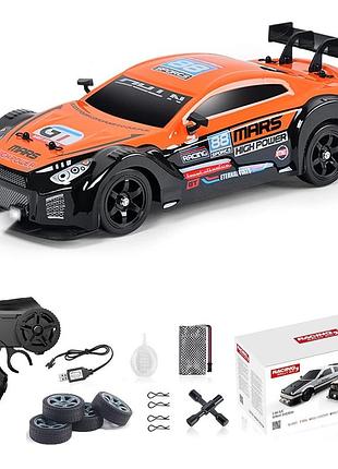 Дрифт машинка на радиоуправлении с дымом nissan 1:16 r/c spray system drift